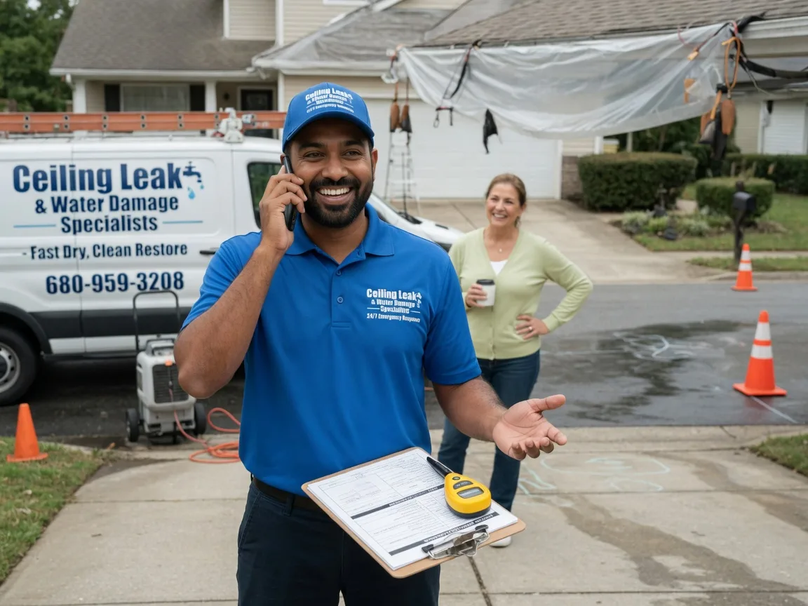 Ceiling Leak Cleanup Sudan, TX FAQs